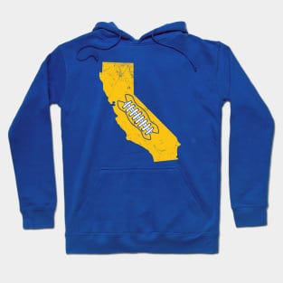 California Football, Retro - Light Blue Hoodie